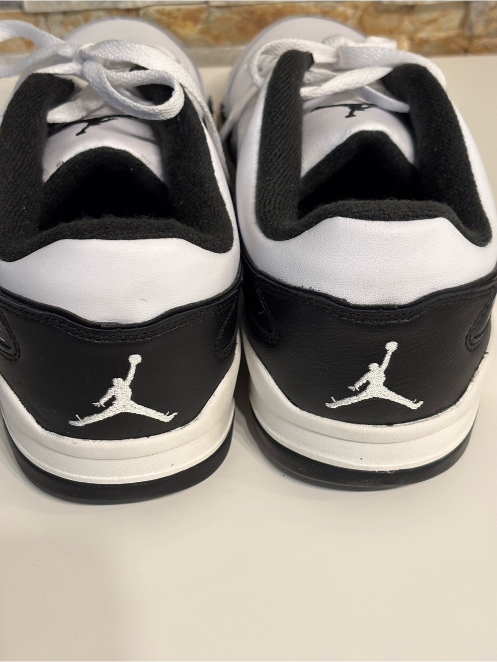 Nike Air Jordan Flight Court White Black Sail Men's 12 HF3255-112 NIB - Picture 12 of 16